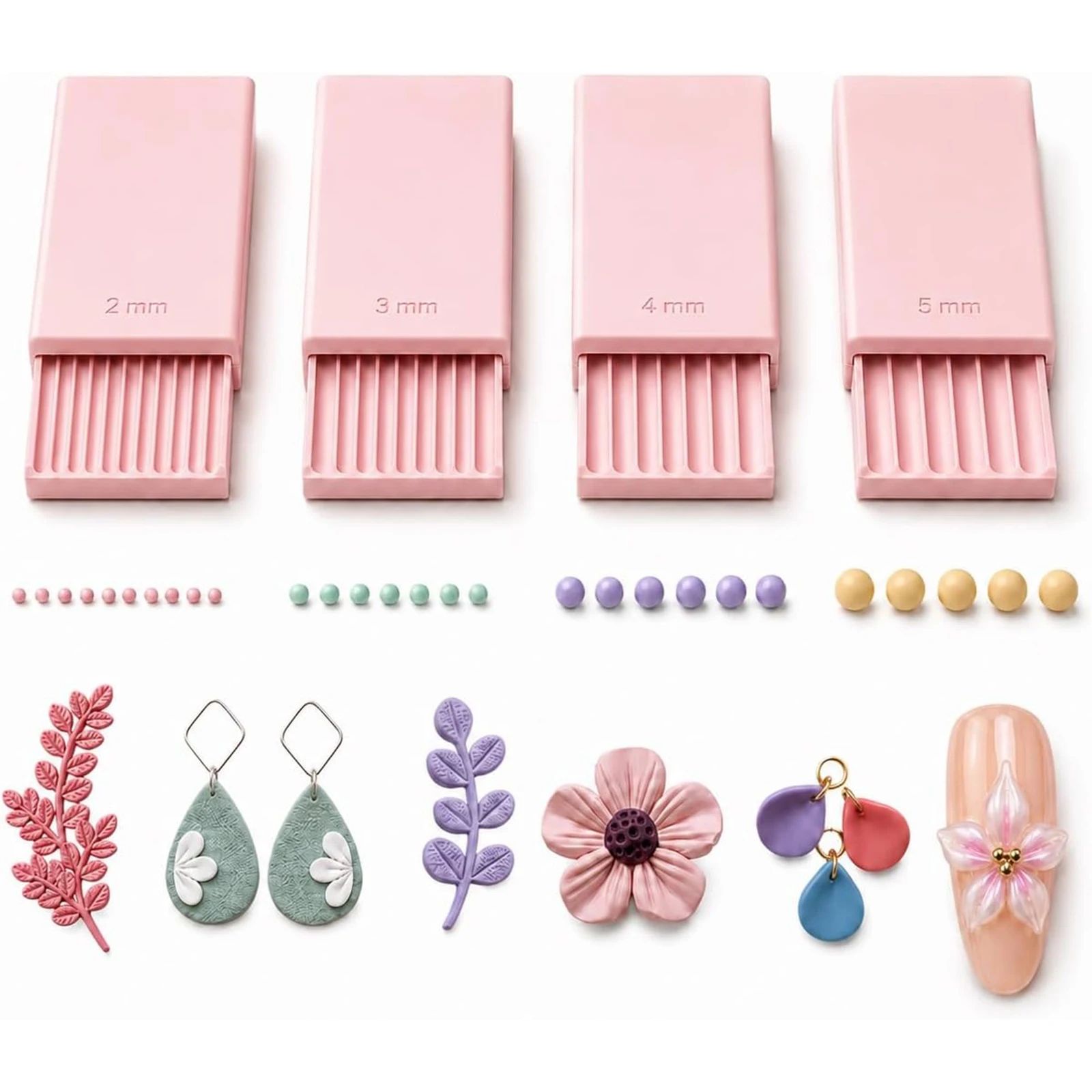 Nail Art Gel - 4 قطع من أدوات صنع كرات