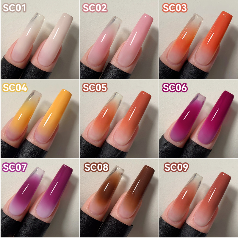 UR SUGAR 9 ألوان متدرجة اللوحة - مراجعة Nail Art Gothic وسعره