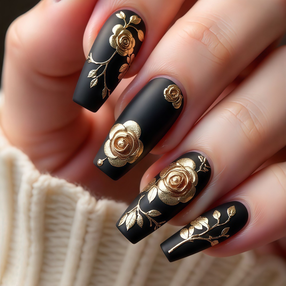 أظافر صناعية ثلاثية الأبعاد لل - مراجعة Nail Art Flower وسعره