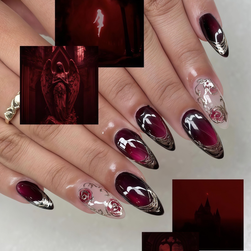 أظافر صناعية ثلاثية الأبعاد لل - مراجعة Nail Art Flower وسعره