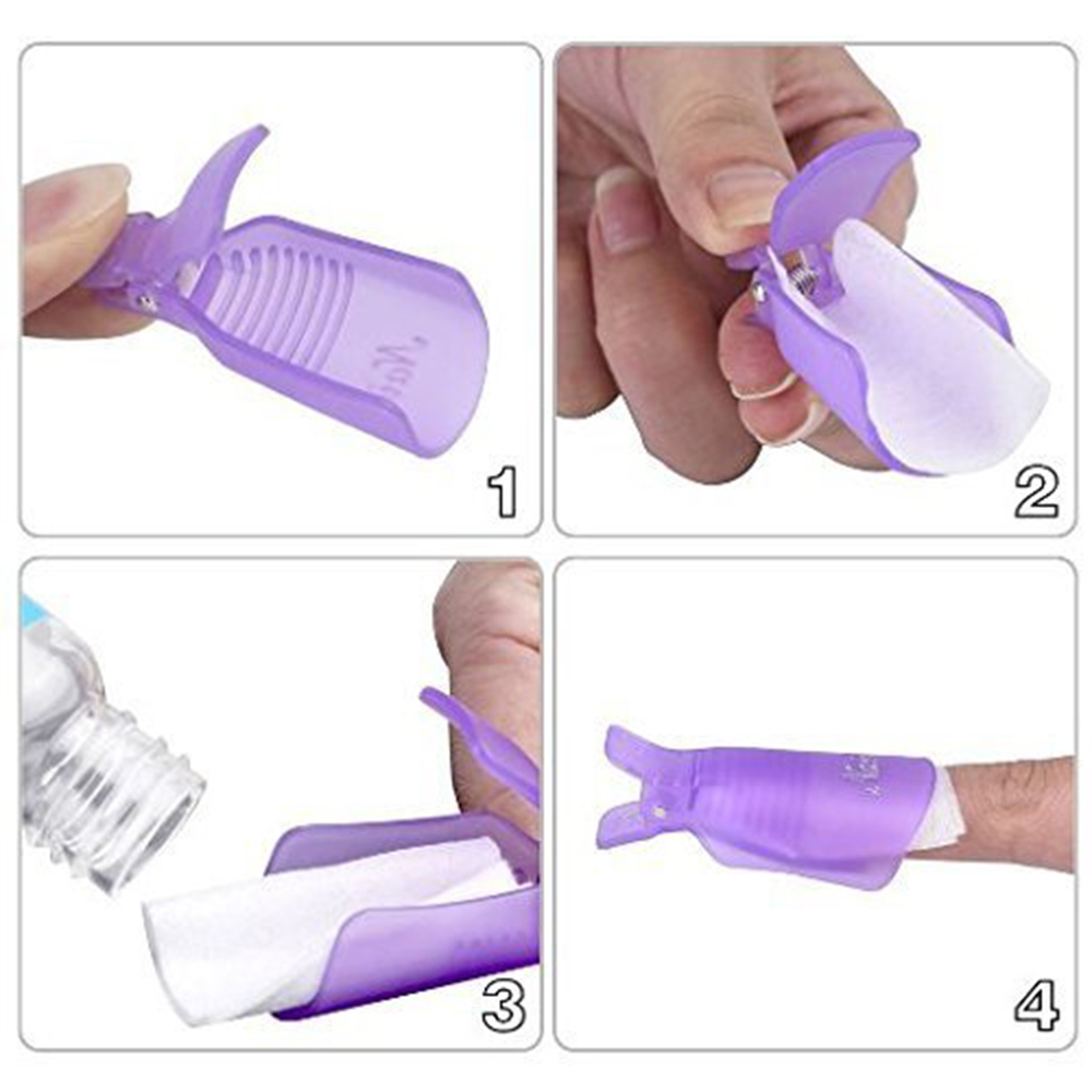 10 قطع من مشابك بلاستيكية لإزا - مراجعة Nail Art Gel Polish وسعره