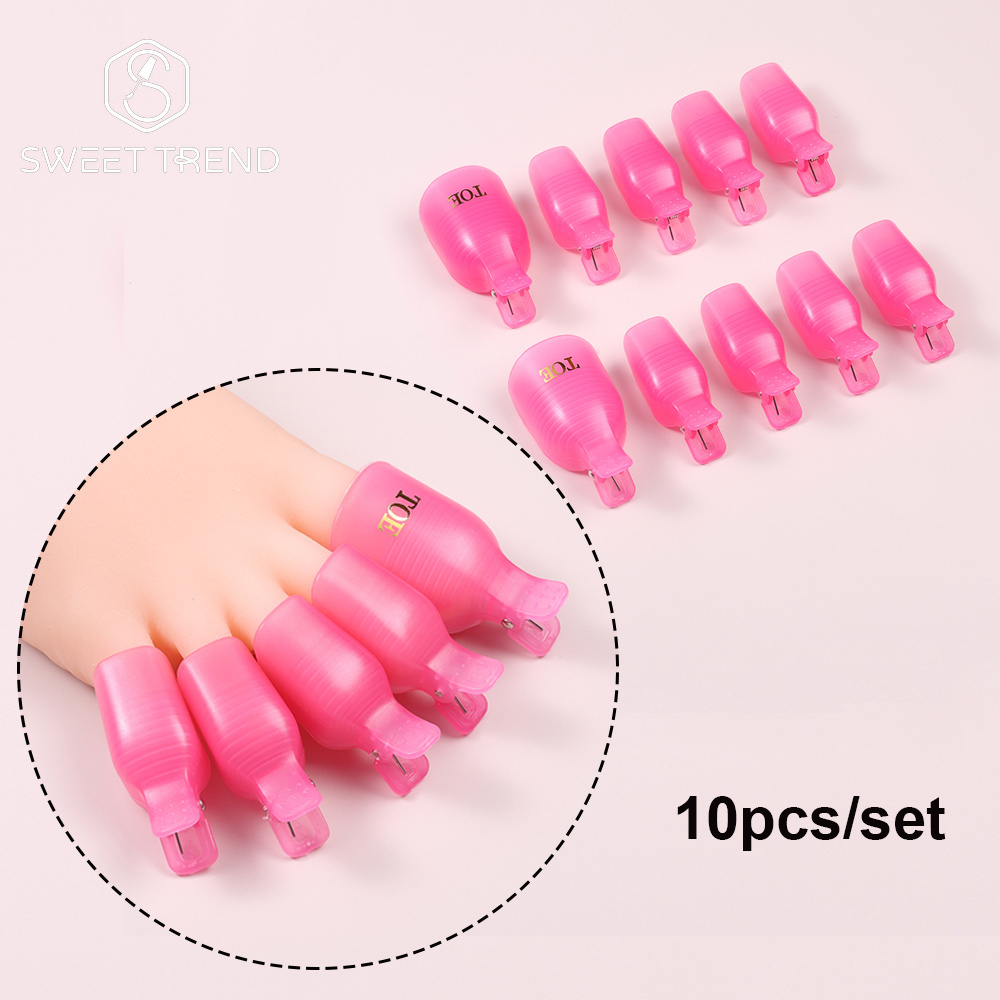 مجموعة من 10 قطع من مشابك إزال - مراجعة Nail Art Gel Polish وسعره