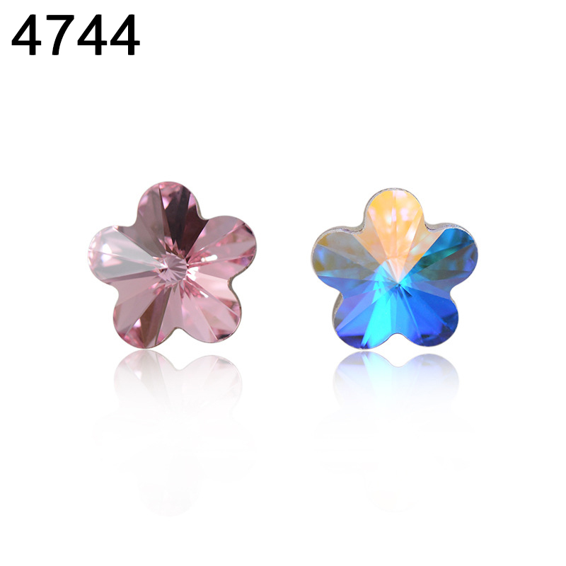 4744 بلورات أصلية من حجر الفاخ - مراجعة Nail Art Flower وسعره