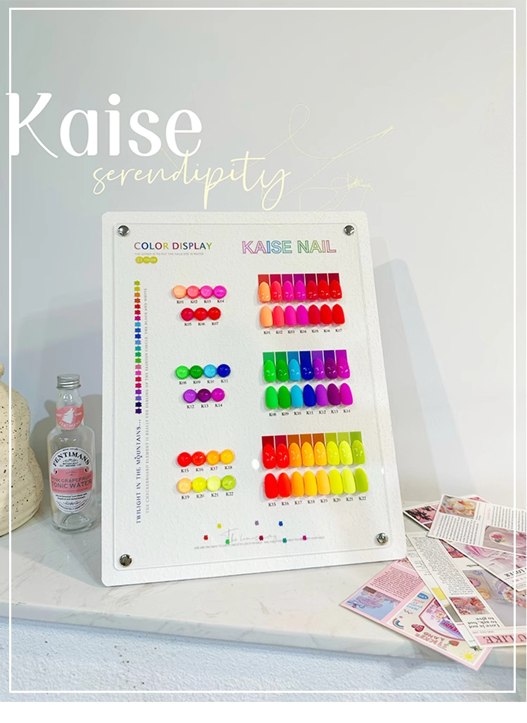 KAISE 22 ألوان متعدد الألوان ج - مراجعة Nail Art Gel وسعره