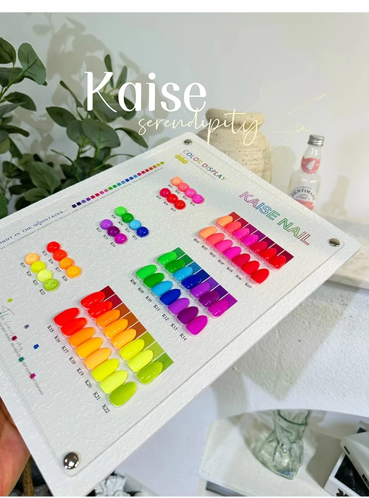 KAISE 22 ألوان متعدد الألوان ج - مراجعة Nail Art Gel وسعره